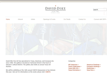 Tablet Screenshot of daviddike.com